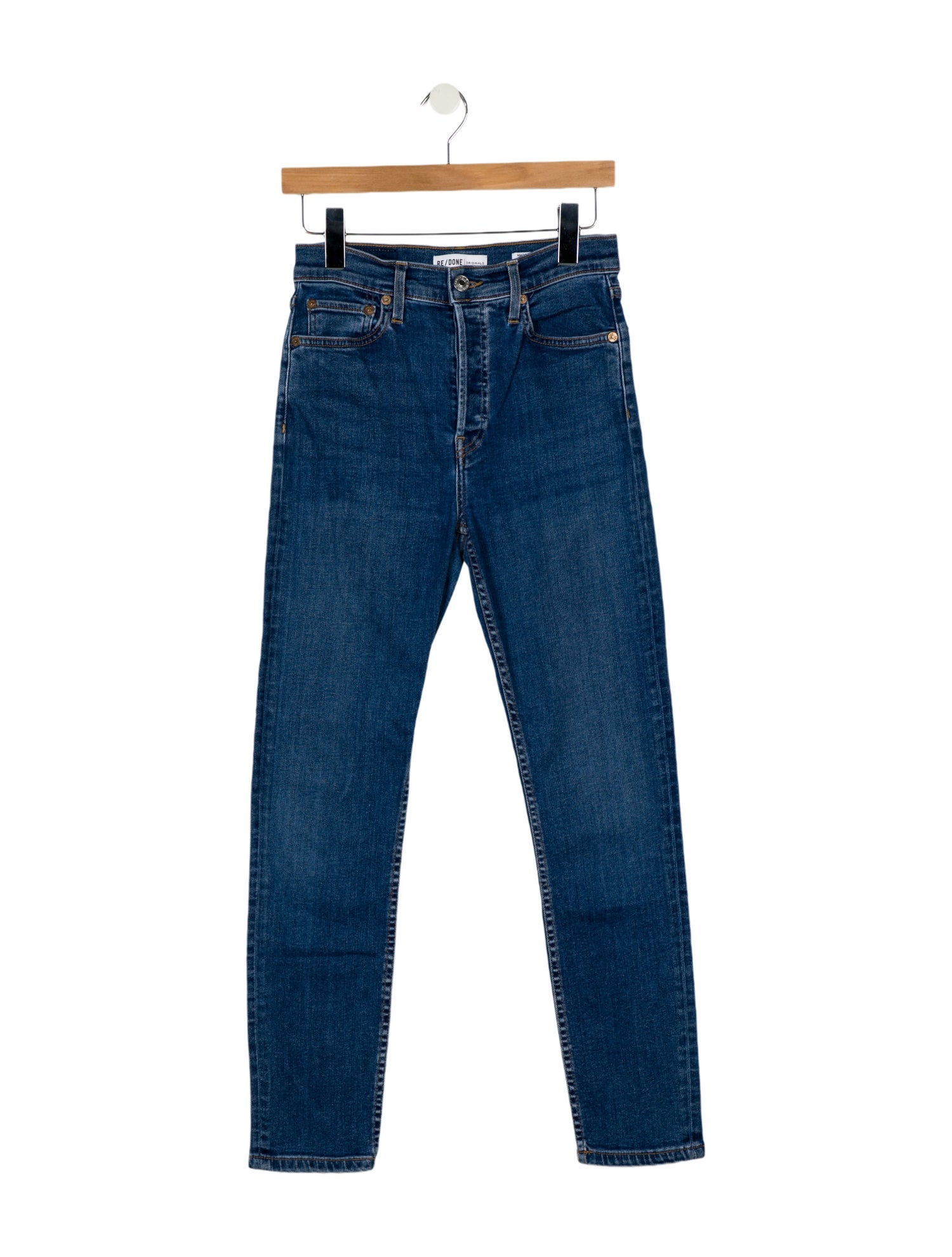 RE/DONE High-Rise Skinny Leg Jeans