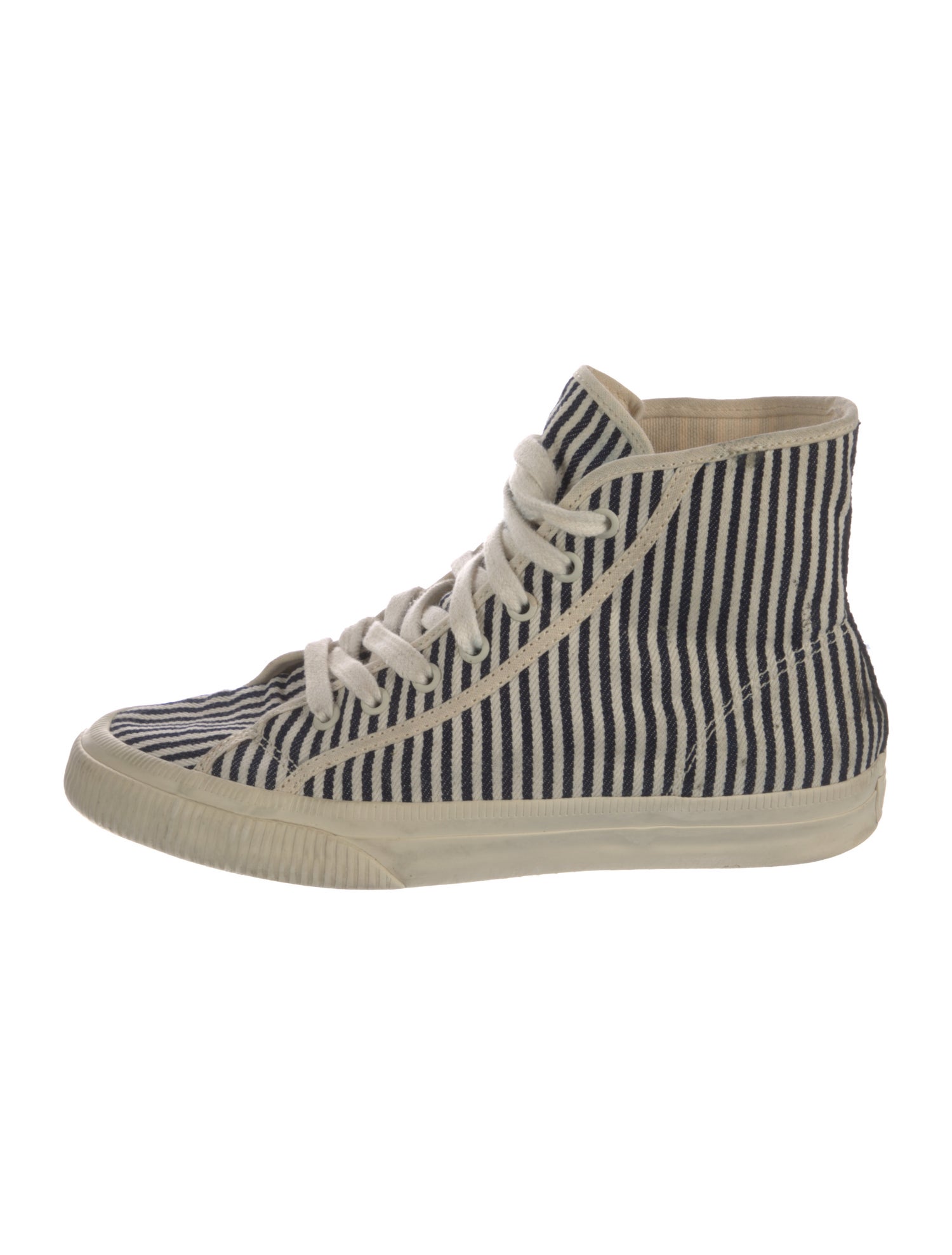 RE/DONE Canvas Striped Sneakers