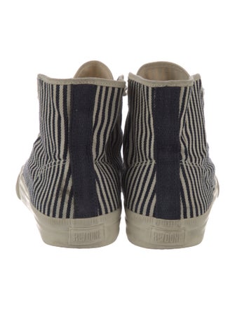 RE/DONE Canvas Striped Sneakers