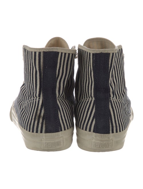 RE/DONE Canvas Striped Sneakers