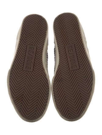 RE/DONE Canvas Striped Sneakers