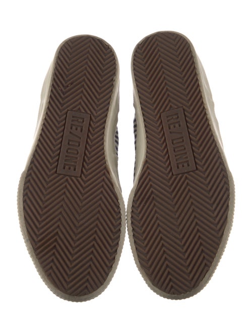 RE/DONE Canvas Striped Sneakers