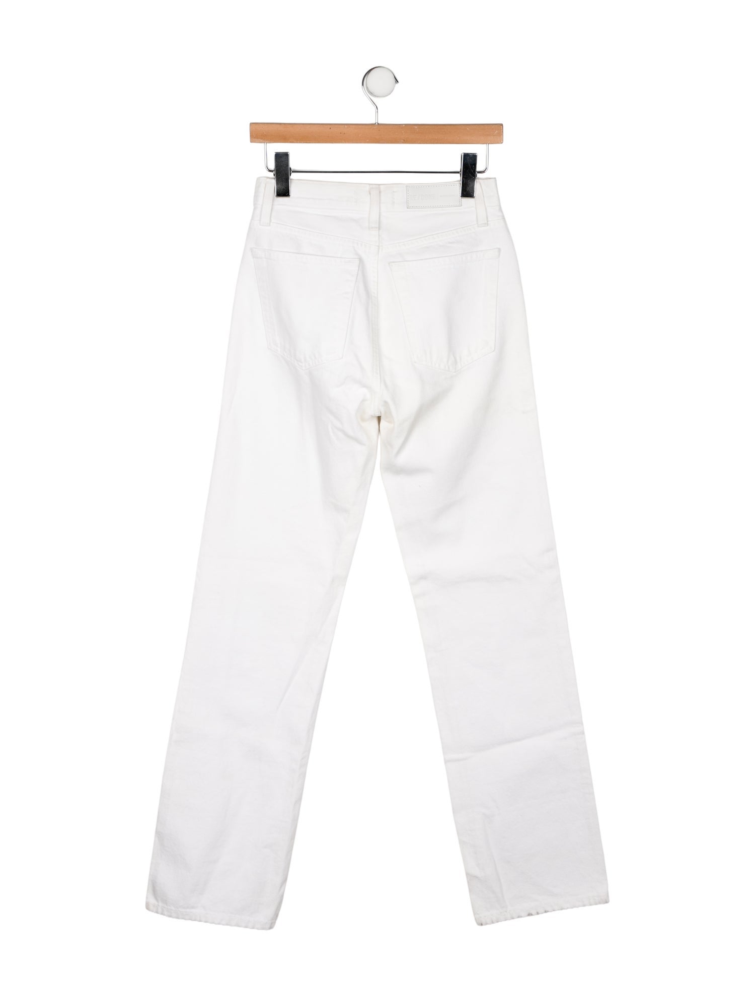 RE/DONE High-Rise Straight Leg Jeans