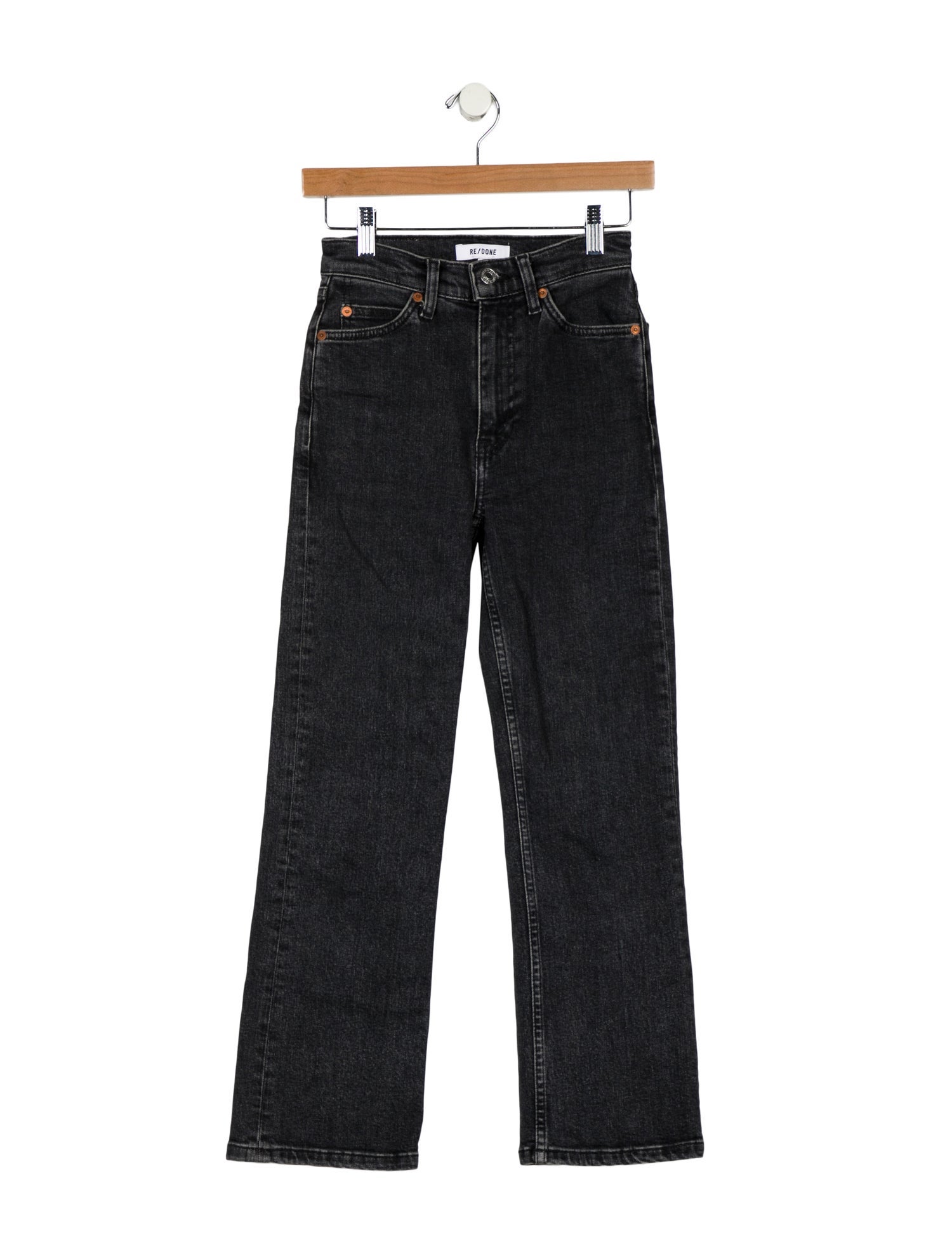 RE/DONE Mid-Rise Straight Leg Jeans