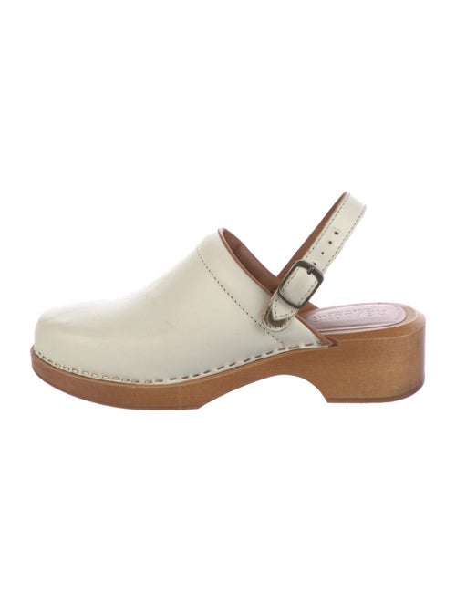 RE/DONE Leather Slingback Flats