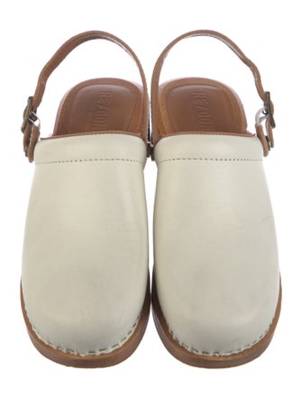 RE/DONE Leather Slingback Flats