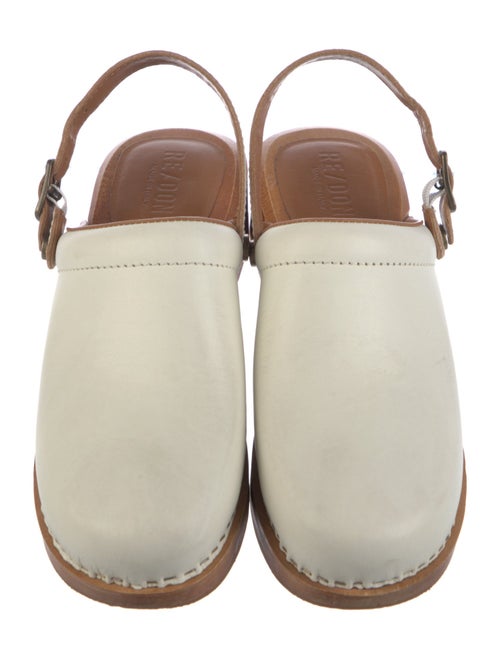 RE/DONE Leather Slingback Flats