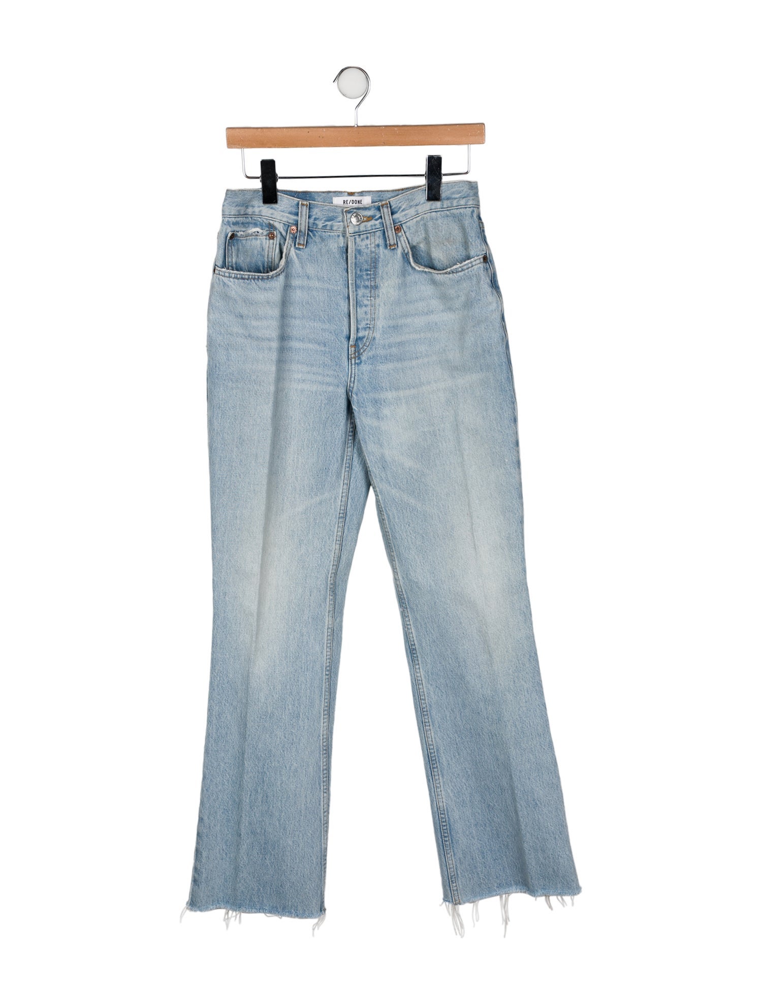 RE/DONE Mid-Rise Wide Leg Jeans