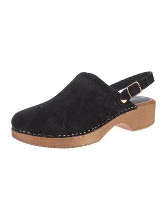 RE/DONE Suede Slingback Flats