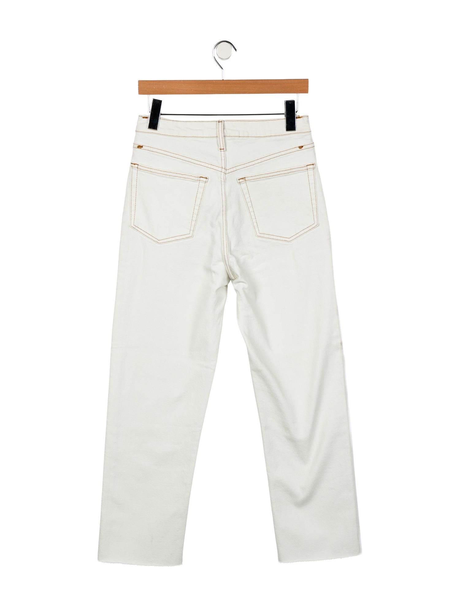 RE/DONE High-Rise Straight Leg Jeans