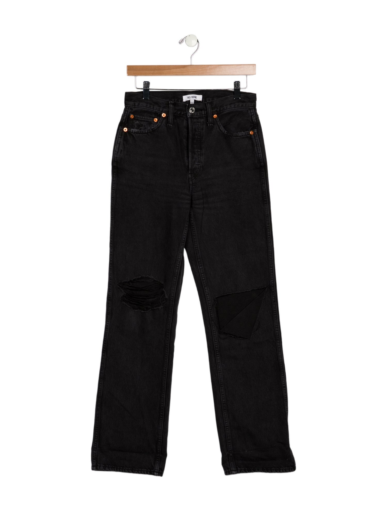 RE/DONE High-Rise Wide Leg Jeans