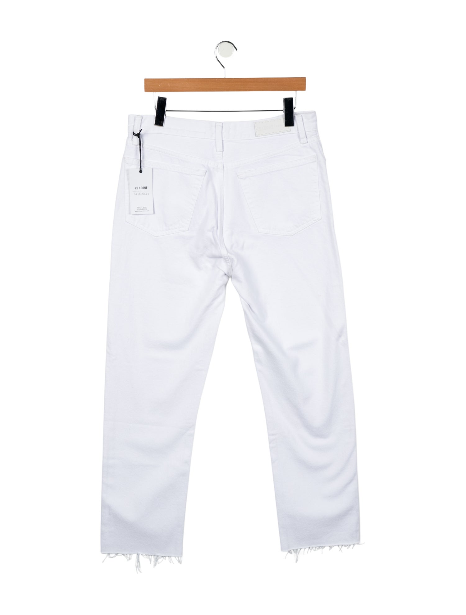 RE/DONE High-Rise Straight Leg Jeans