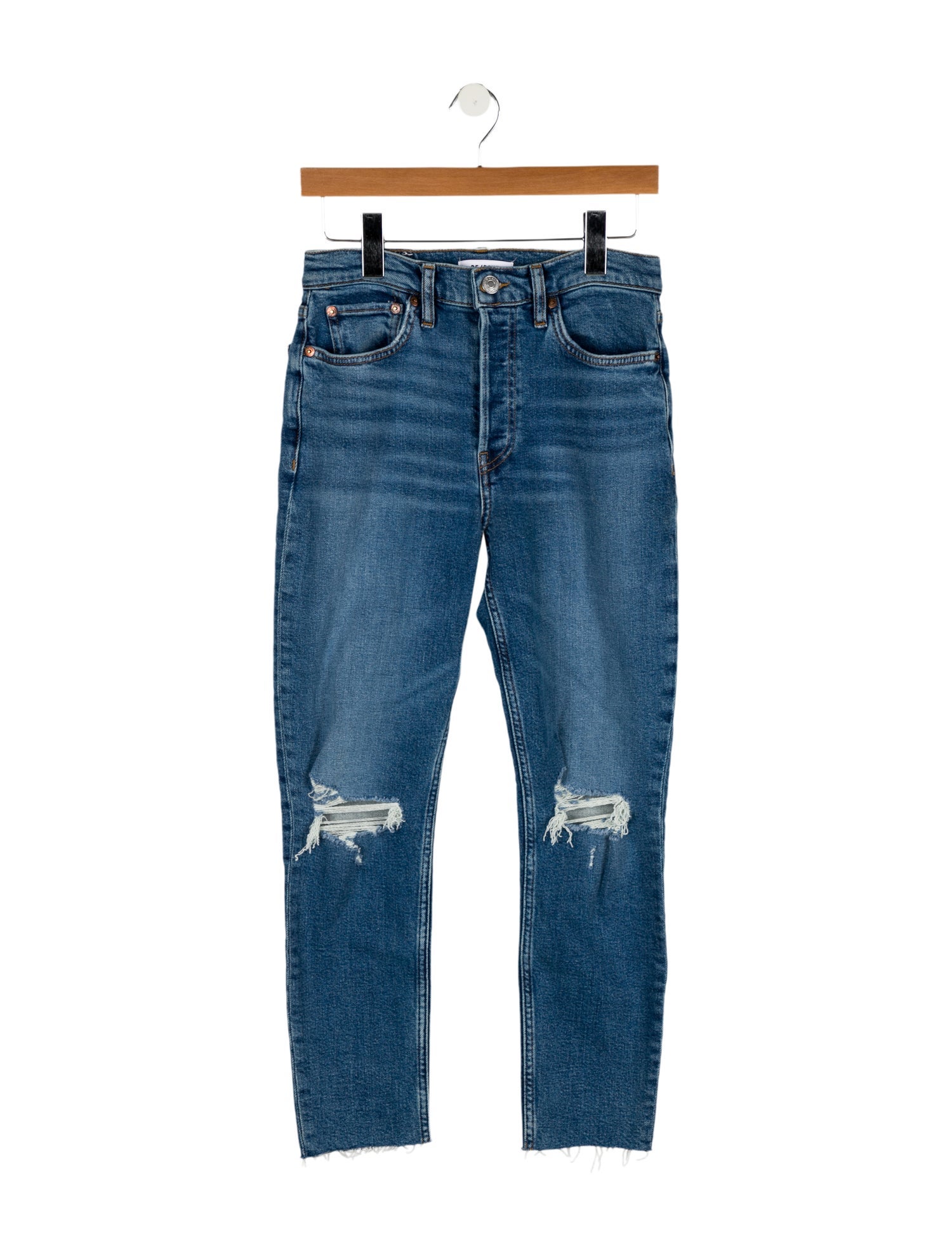 RE/DONE Mid-Rise Skinny Leg Jeans
