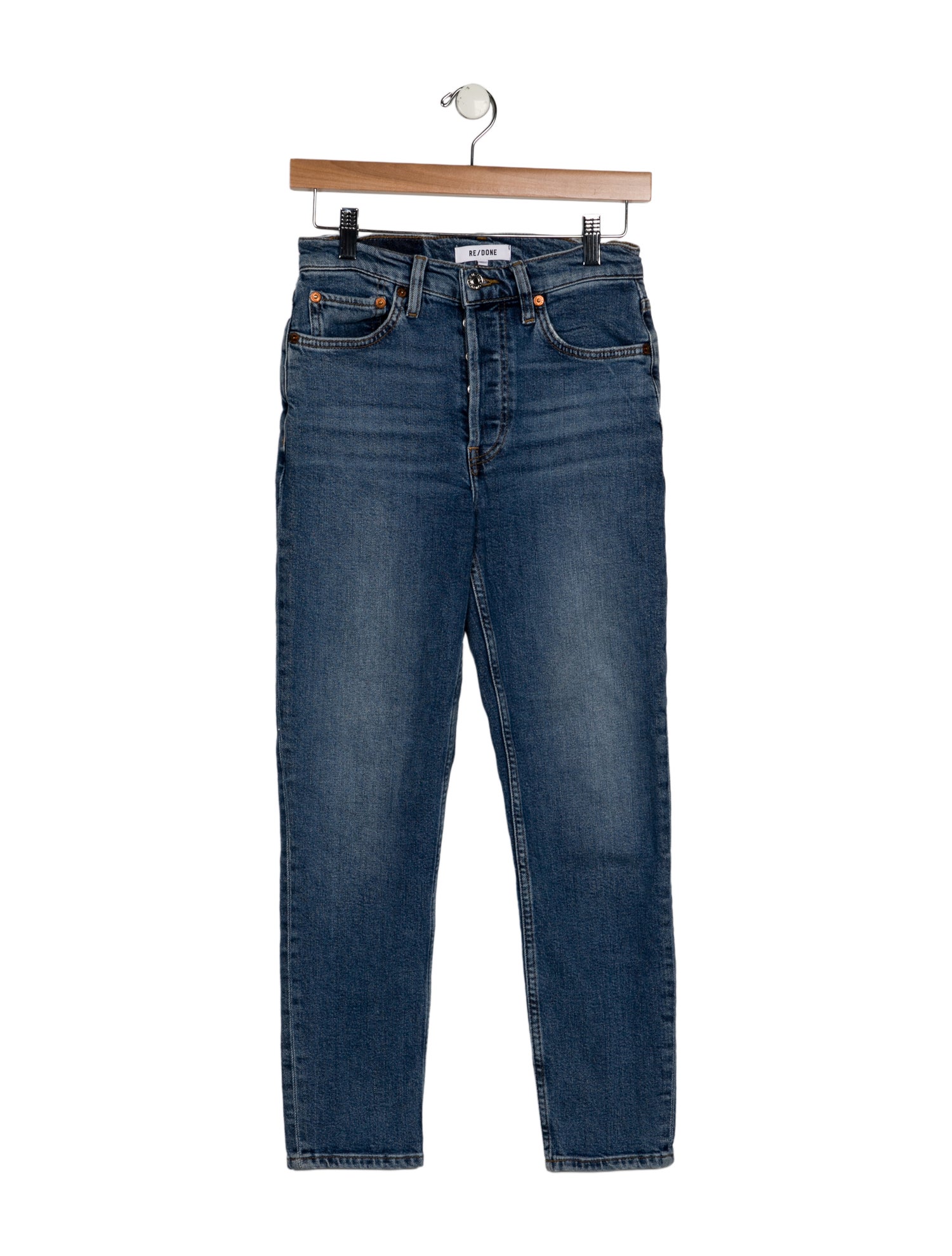 RE/DONE Mid-Rise Skinny Leg Jeans