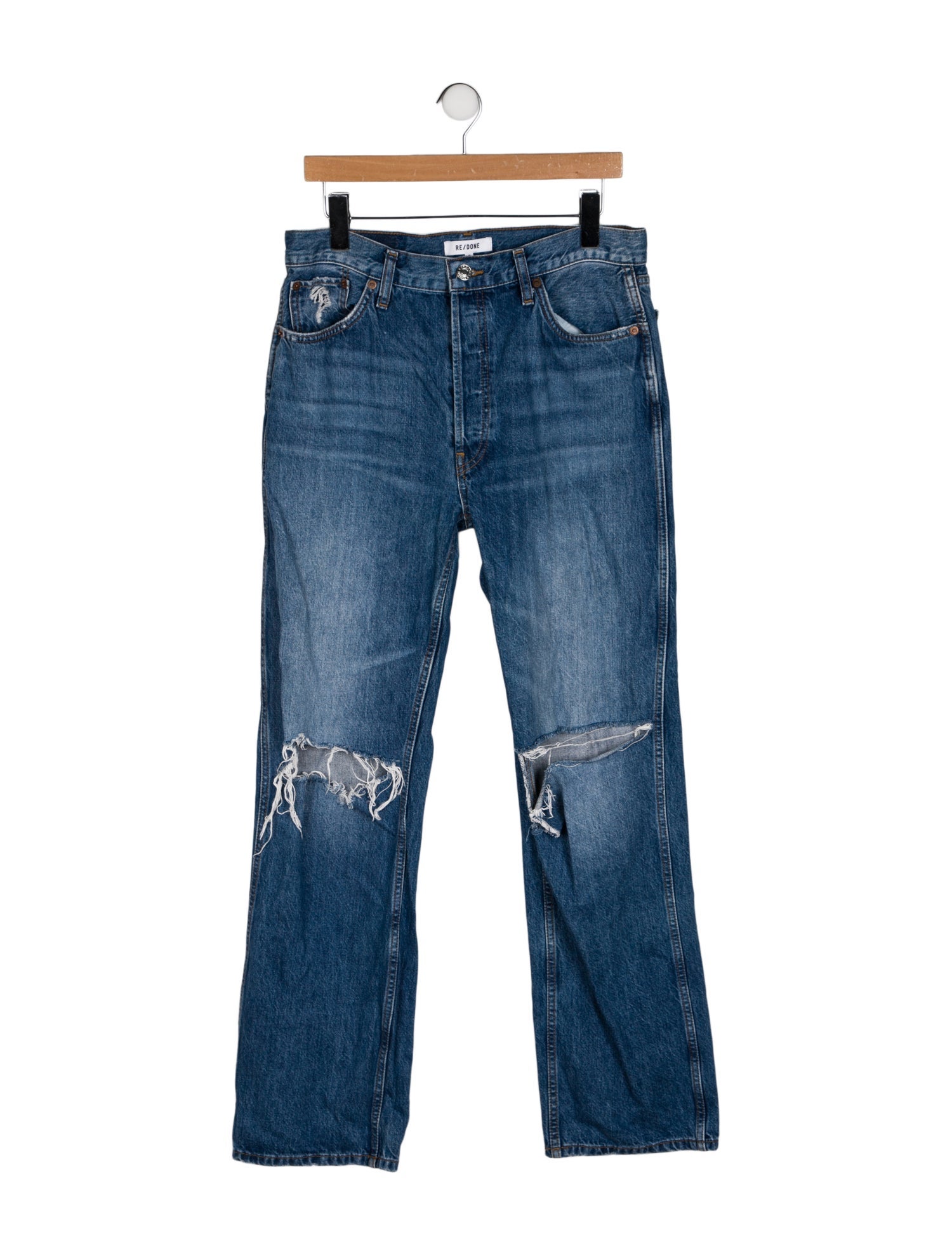 RE/DONE High-Rise Wide Leg Jeans