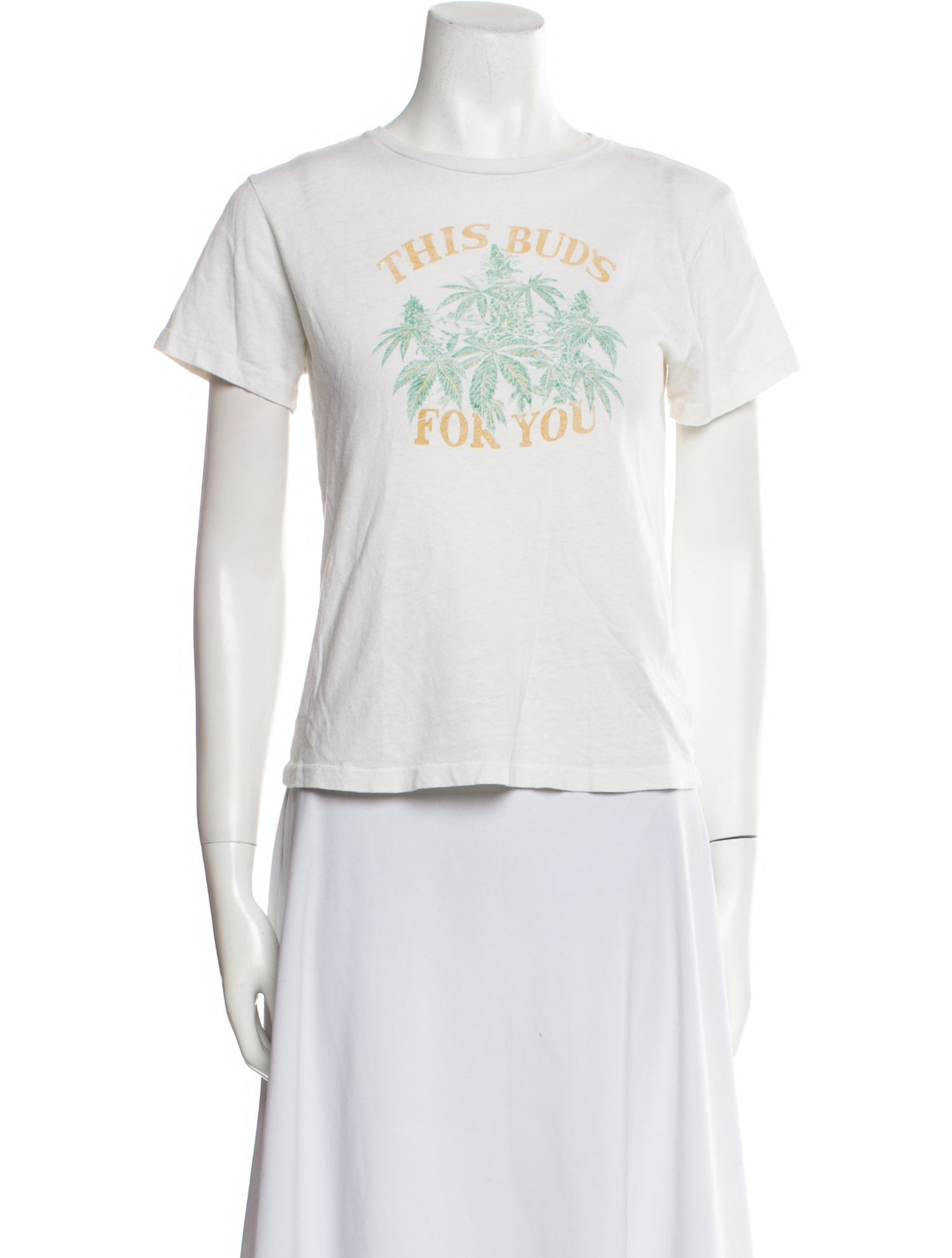 RE/DONE Graphic Print Crew Neck T-Shirt