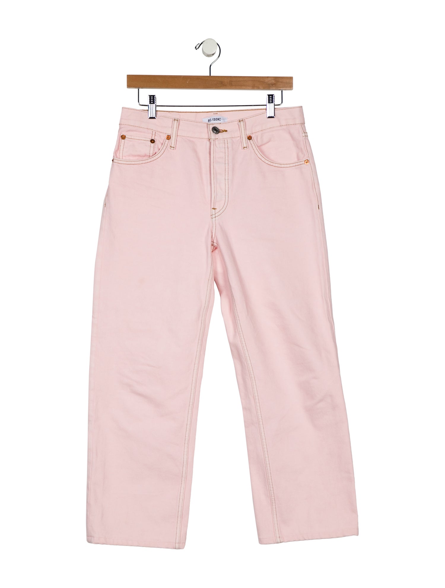 RE/DONE Mid-Rise Straight Leg Jeans