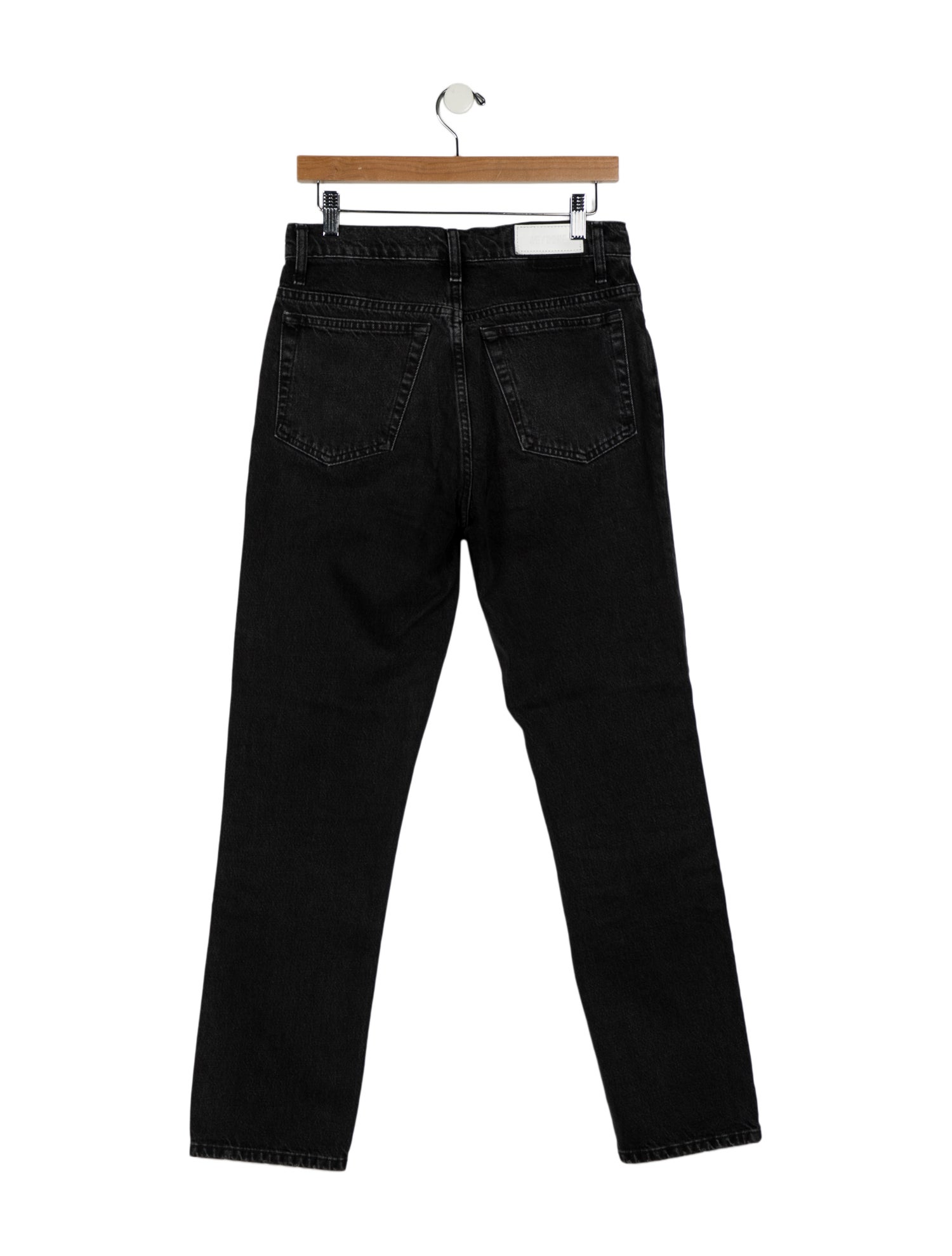 RE/DONE High-Rise Straight Leg Jeans