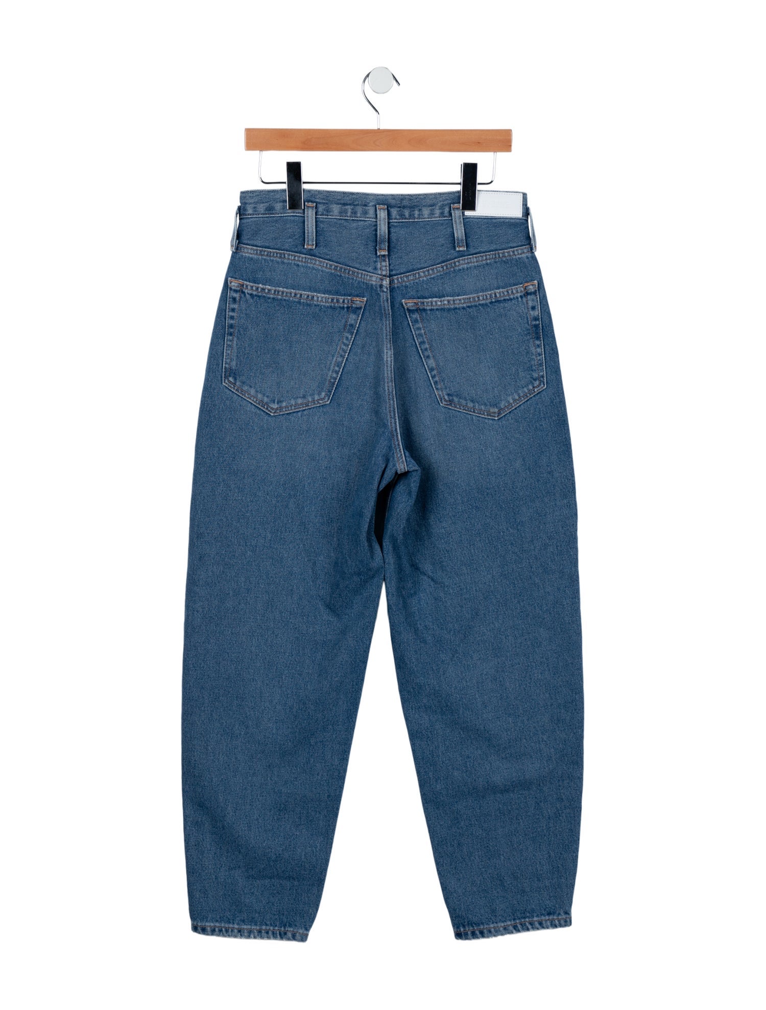 RE/DONE High-Rise Straight Leg Jeans