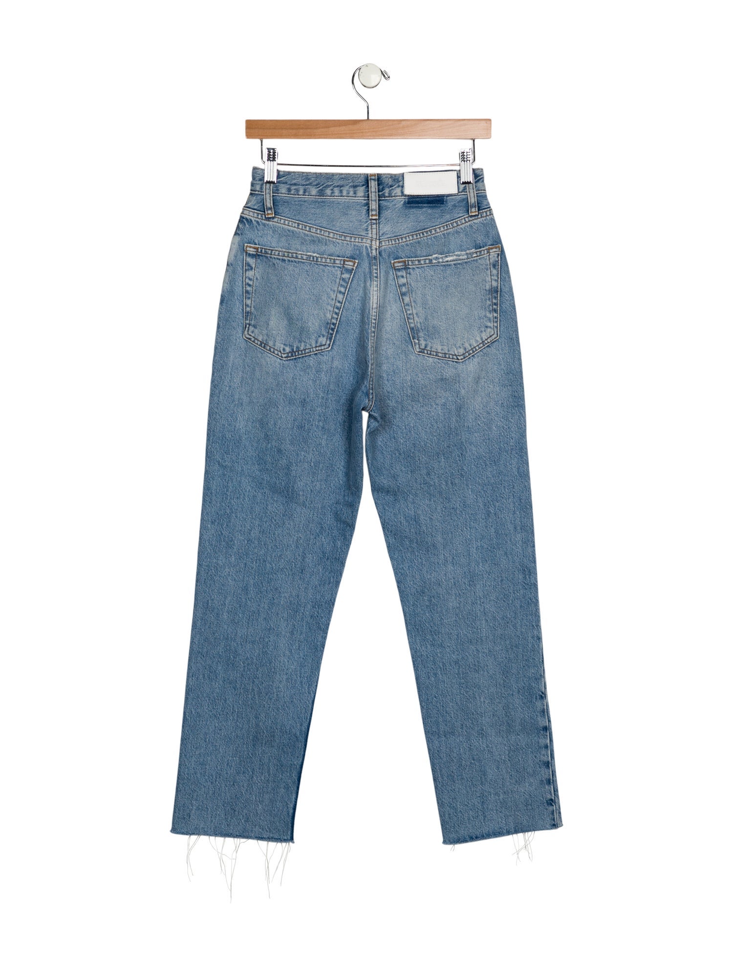 RE/DONE Mid-Rise Straight Leg Jeans