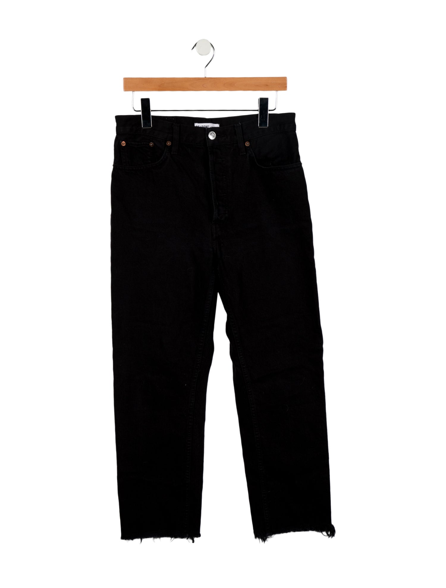 RE/DONE High-Rise Straight Leg Jeans