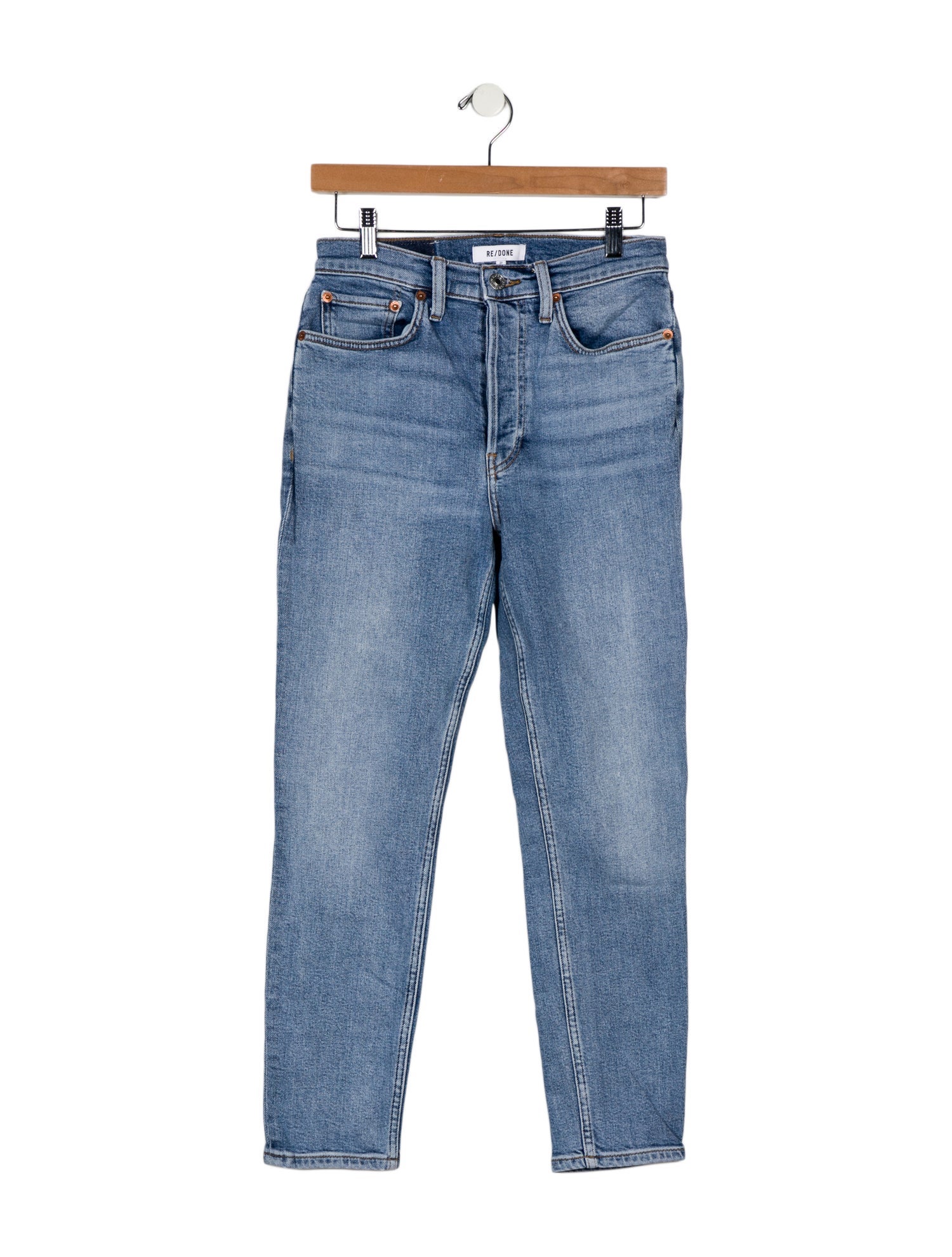 RE/DONE Mid-Rise Skinny Leg Jeans