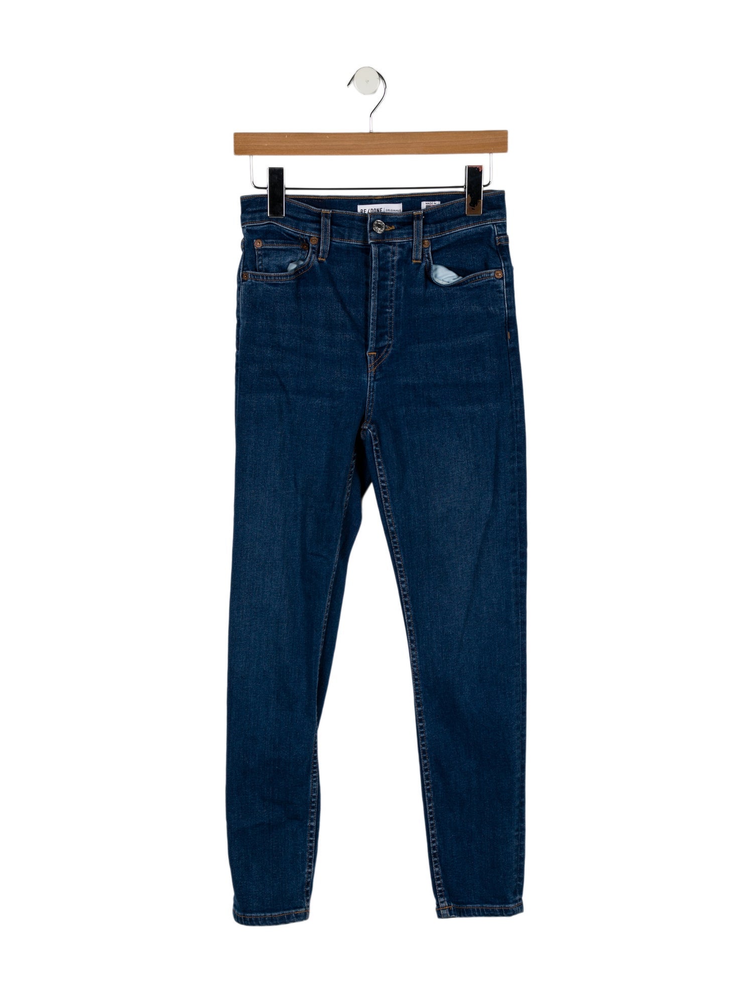 RE/DONE High-Rise Skinny Leg Jeans