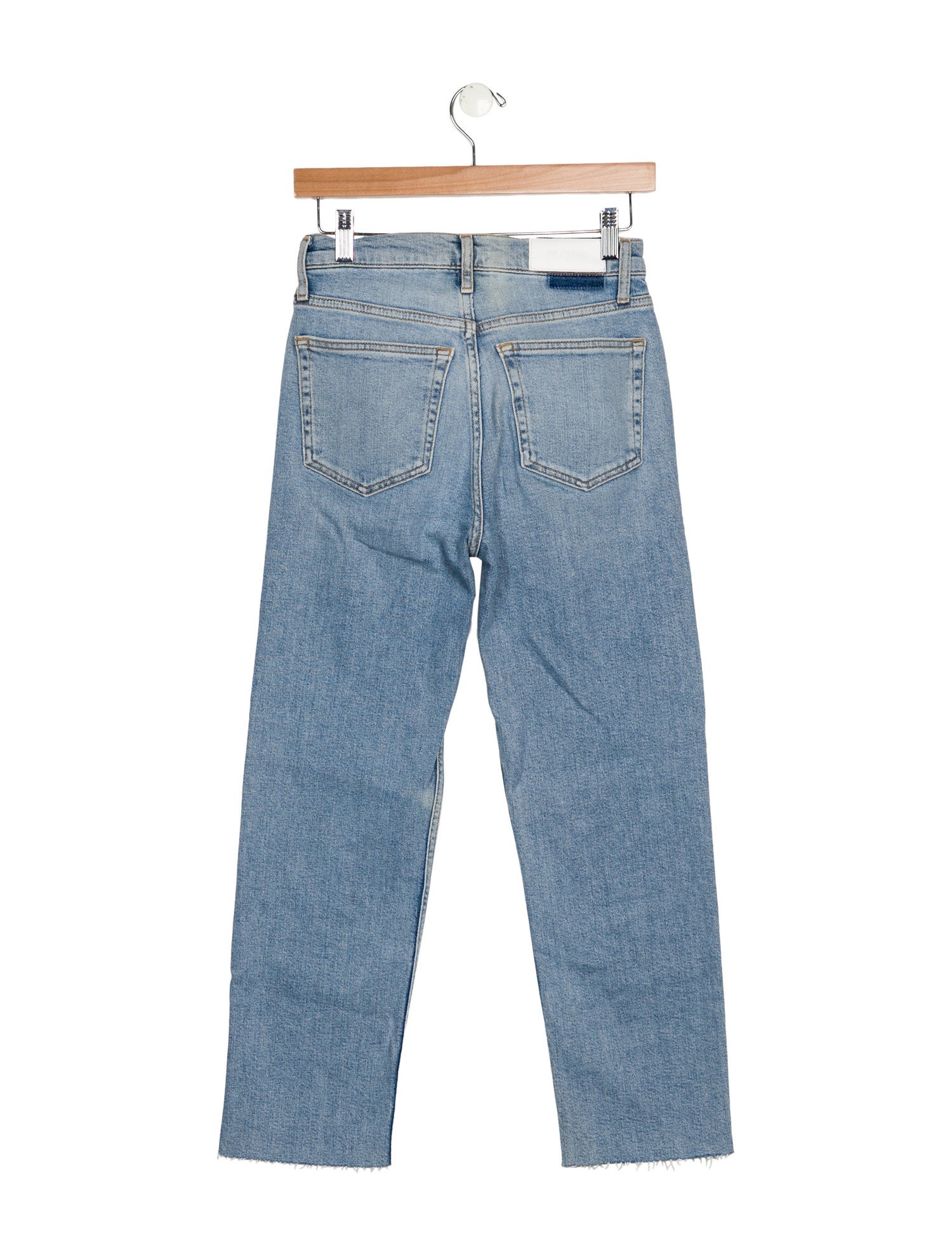 RE/DONE Mid-Rise Straight Leg Jeans