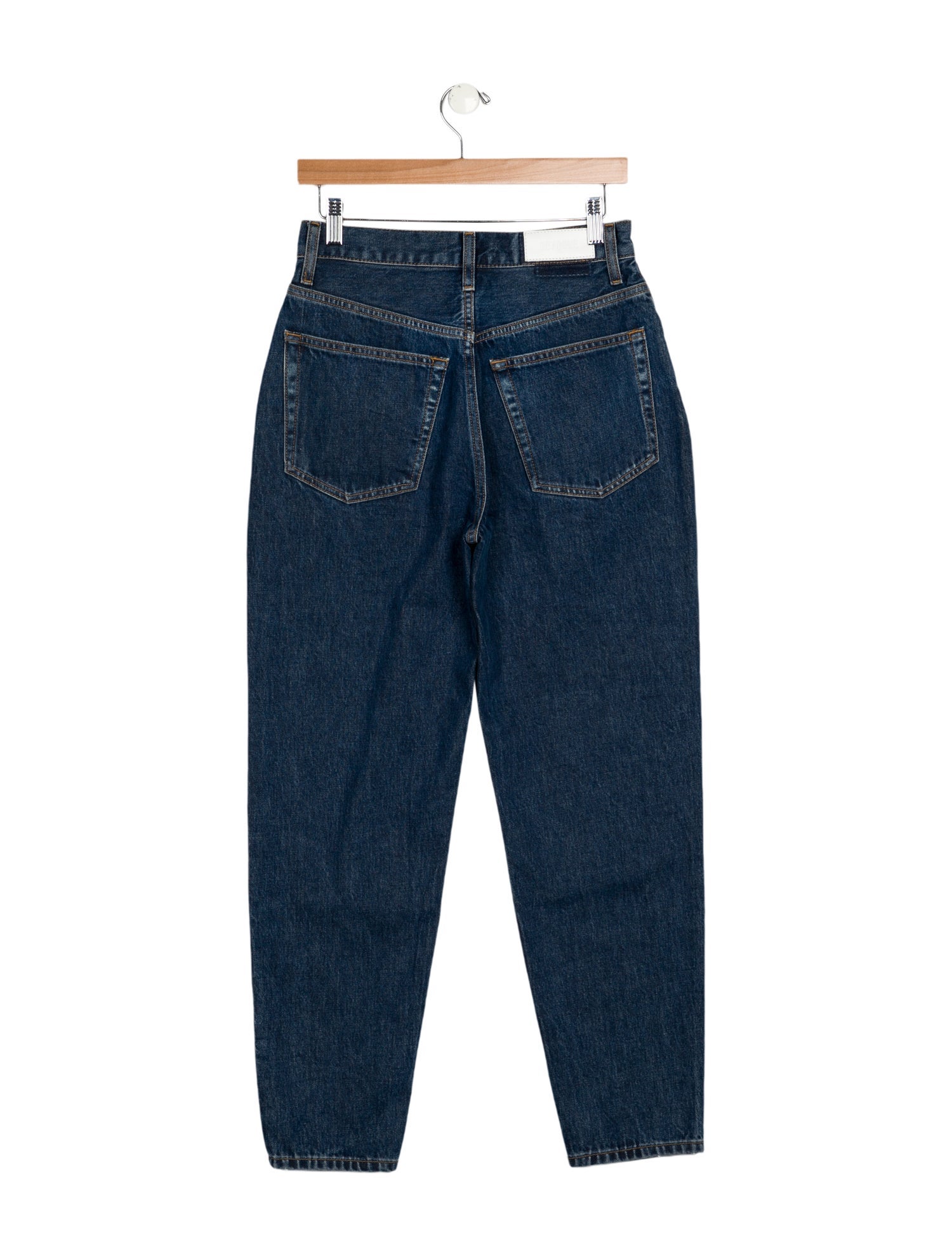 RE/DONE High-Rise Straight Leg Jeans