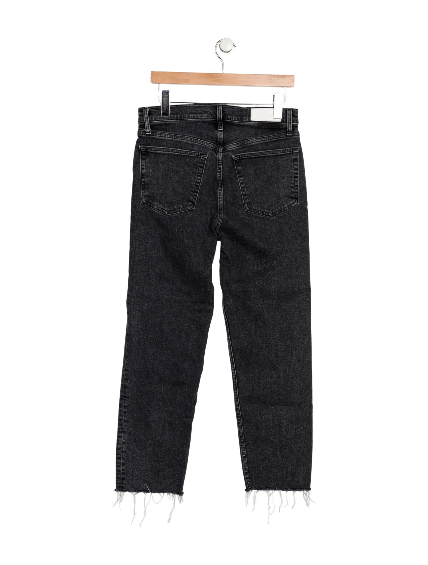 RE/DONE High-Rise Straight Leg Jeans