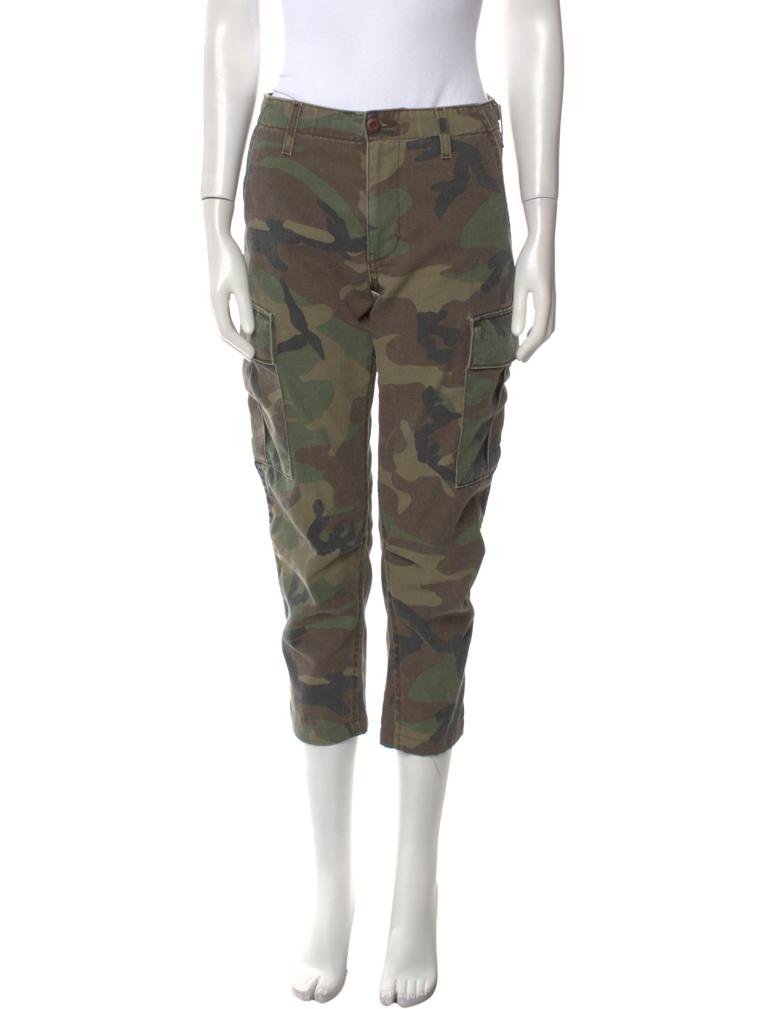 RE/DONE Printed Straight Leg Pants