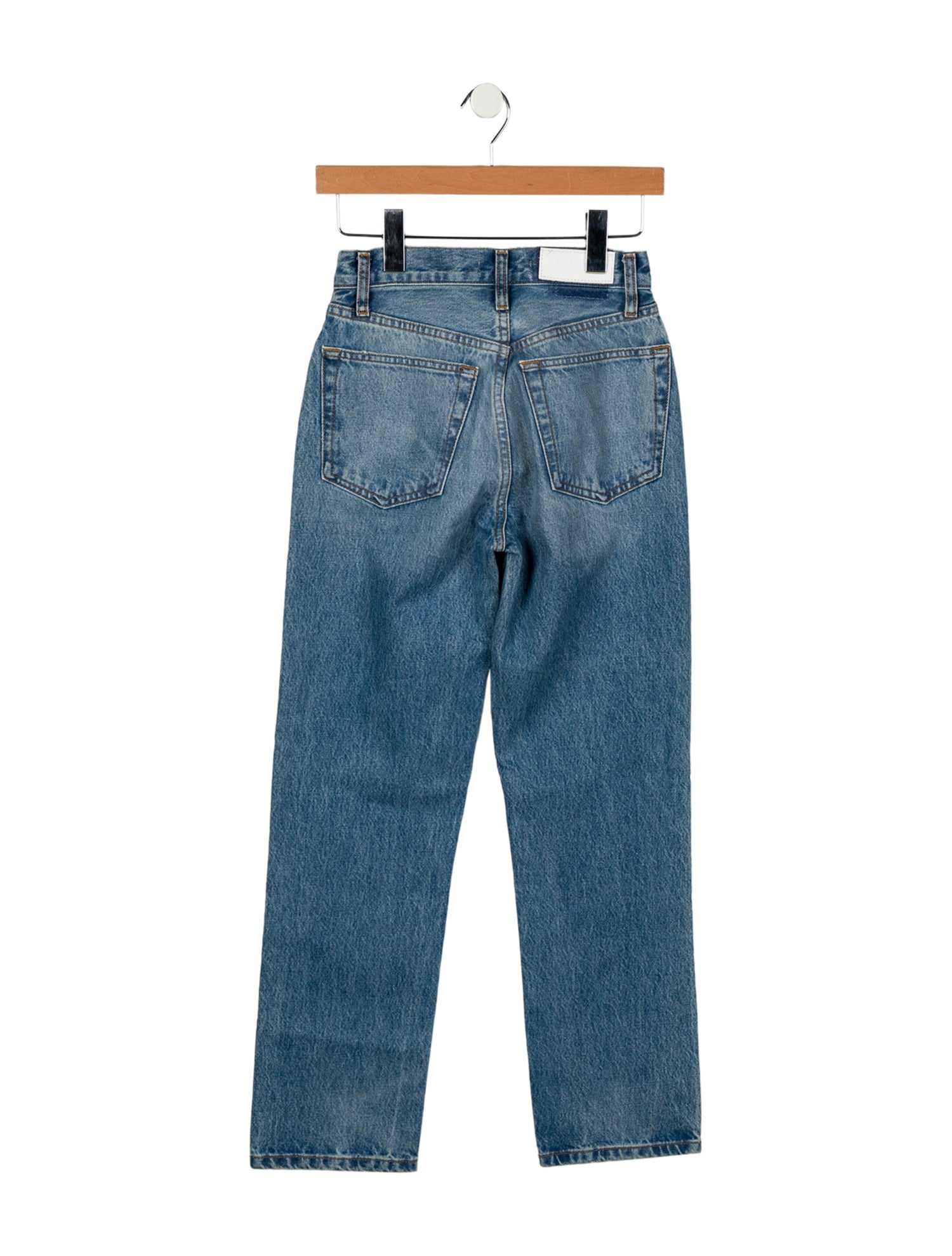 RE/DONE Mid-Rise Straight Leg Jeans