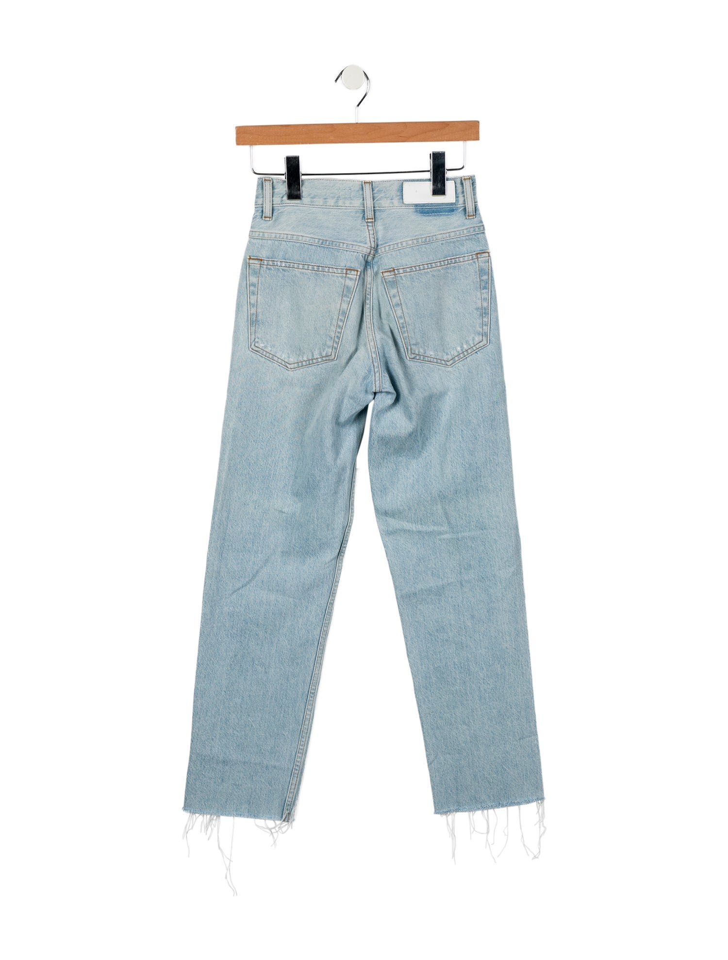 RE/DONE Mid-Rise Straight Leg Jeans