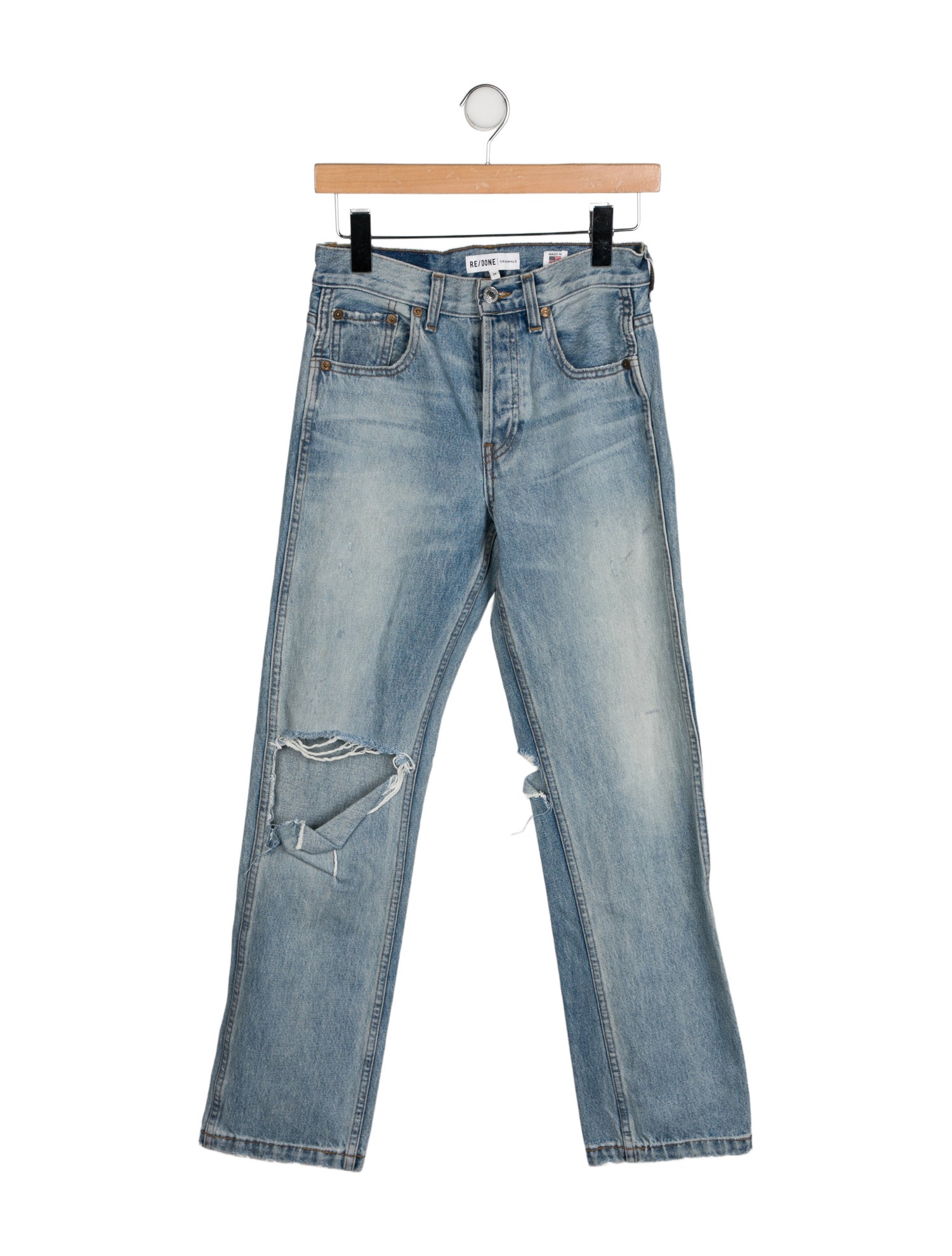 リダンRe/Done High Rise Straight Cuffed RE/DONE 90s Loose high-rise straight-leg jeans | NET-A-PORTER