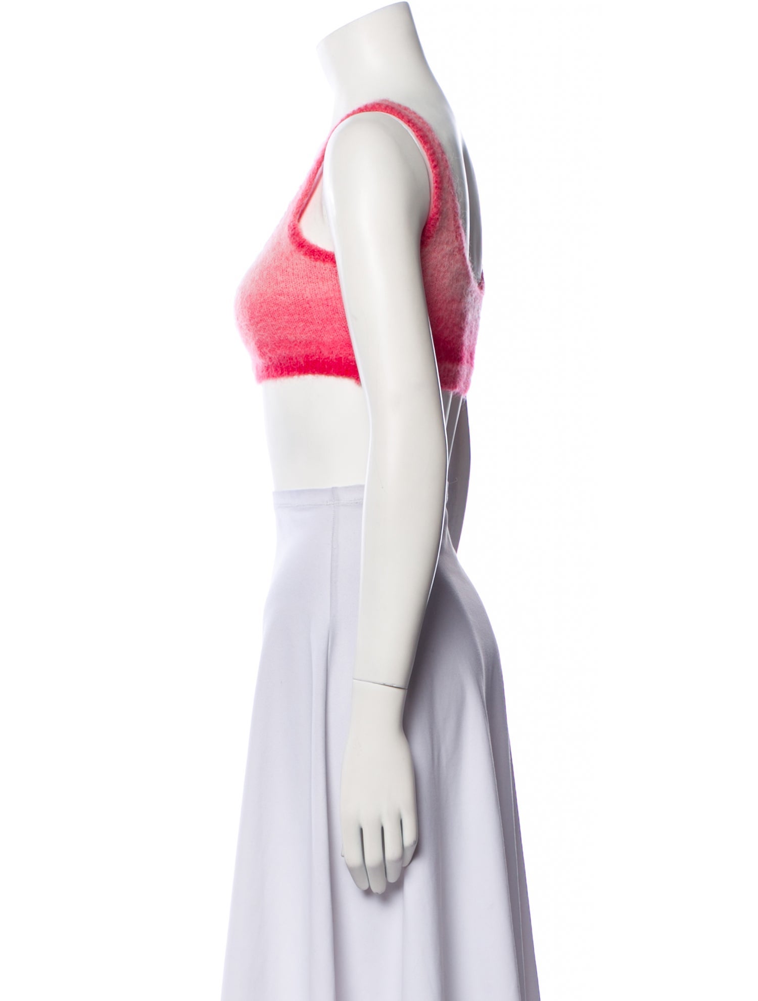 RE/DONE Scoop Neck Sleeveless Crop Top