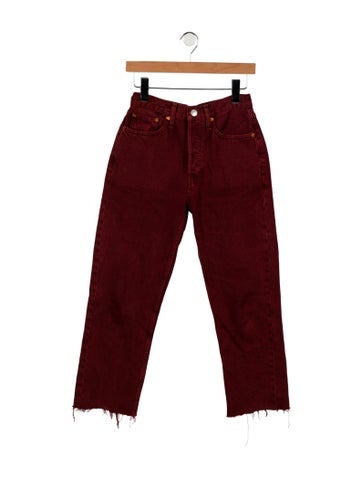 Re/Done Jeans Mid-Rise Straight Leg XS