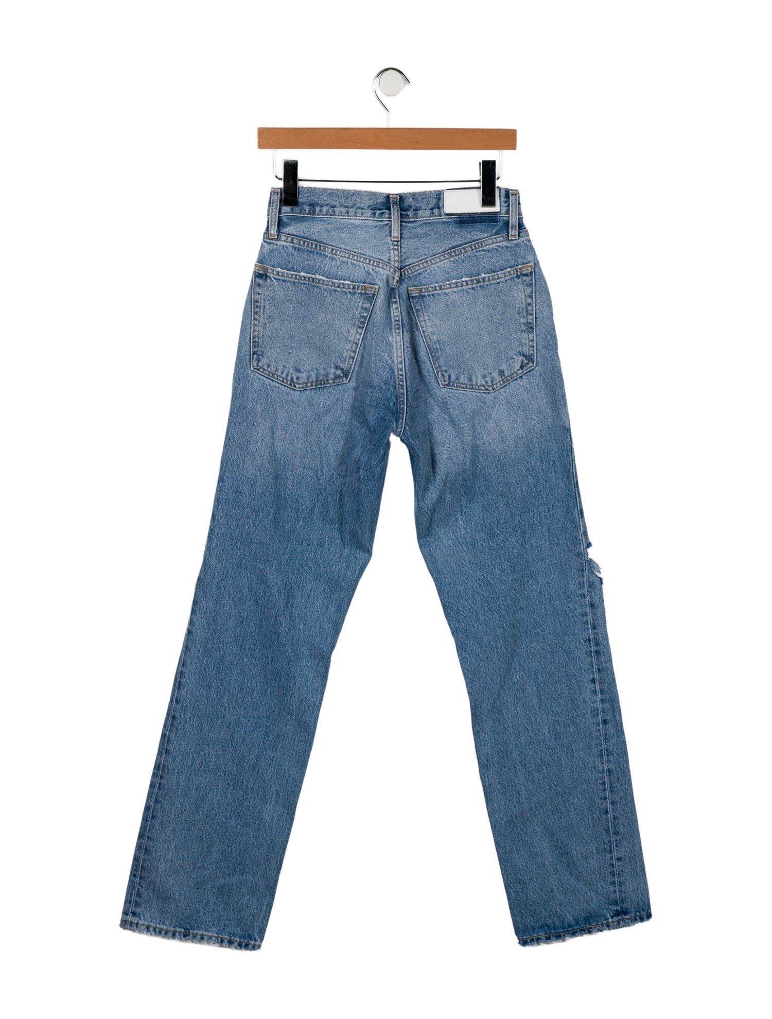 RE/DONE Mid-Rise Straight Leg Jeans