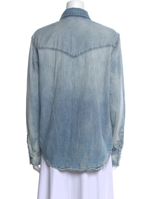 RE/DONE Long Sleeve Button-Up Top