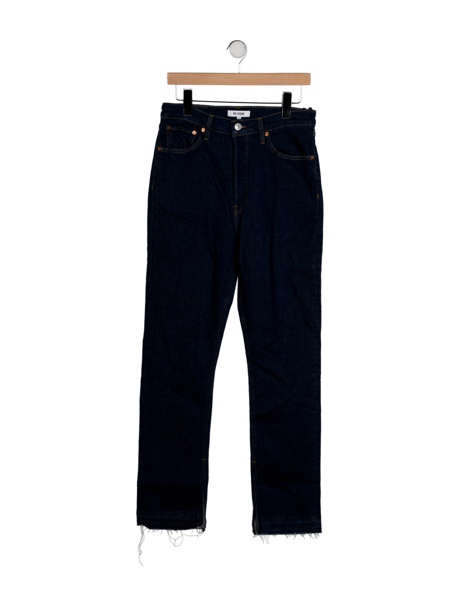 RE/DONE High-Rise Straight Leg Jeans w/ Tags