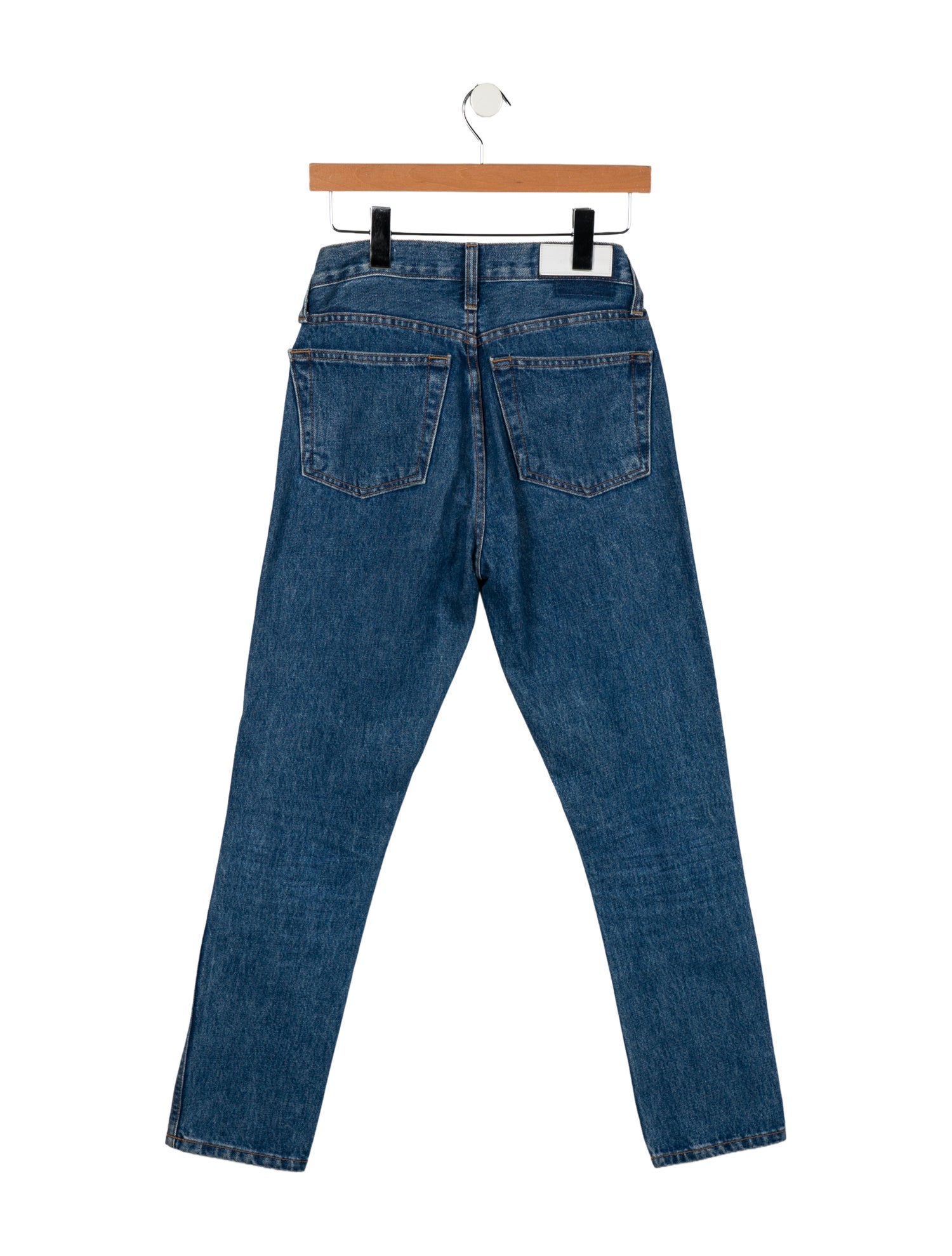RE/DONE Mid-Rise Straight Leg Jeans