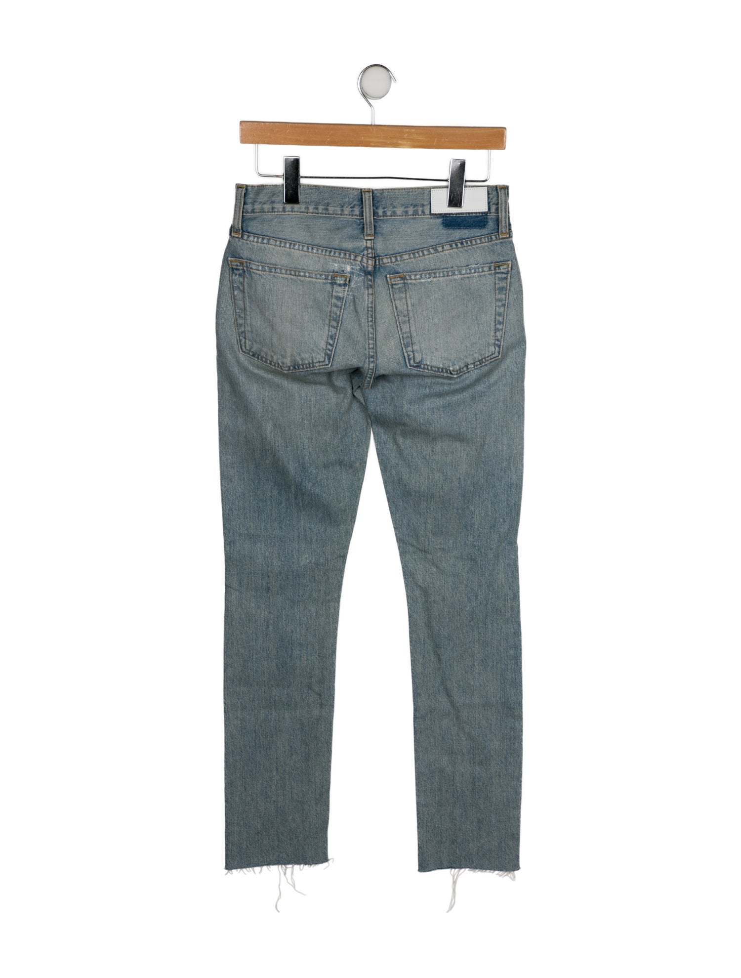 RE/DONE Mid-Rise Straight Leg Jeans
