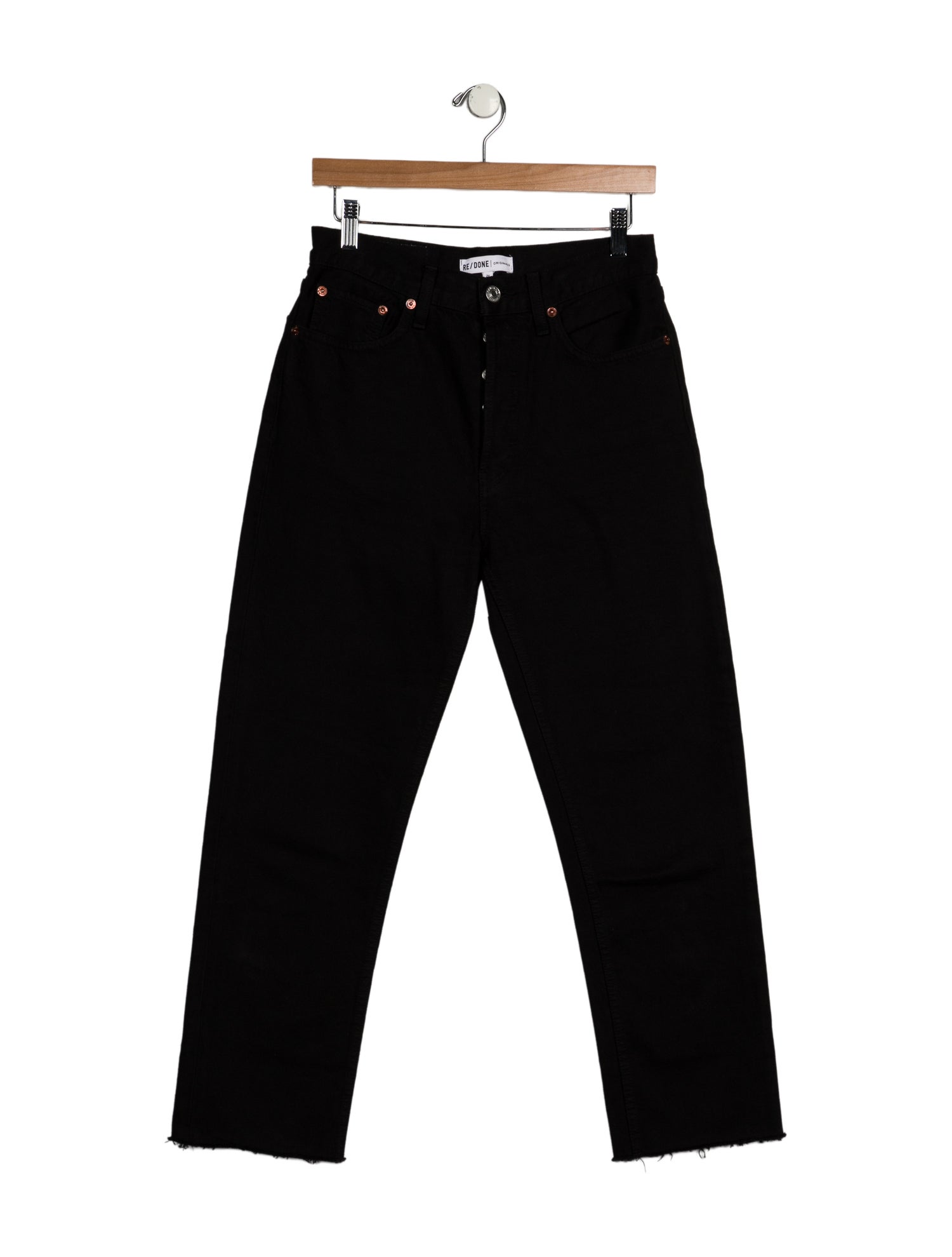 RE/DONE Mid-Rise Straight Leg Jeans