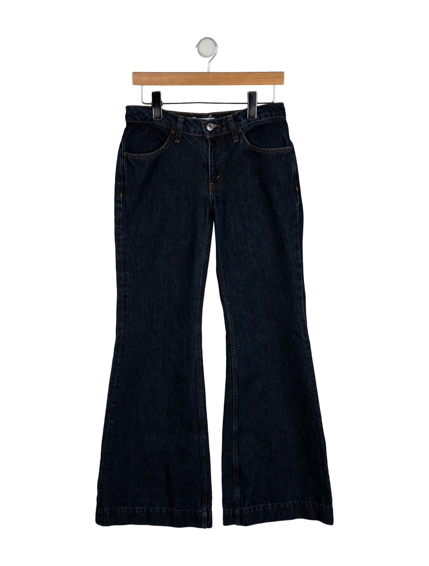 RE/DONE Mid-Rise Wide Leg Jeans w/ Tags