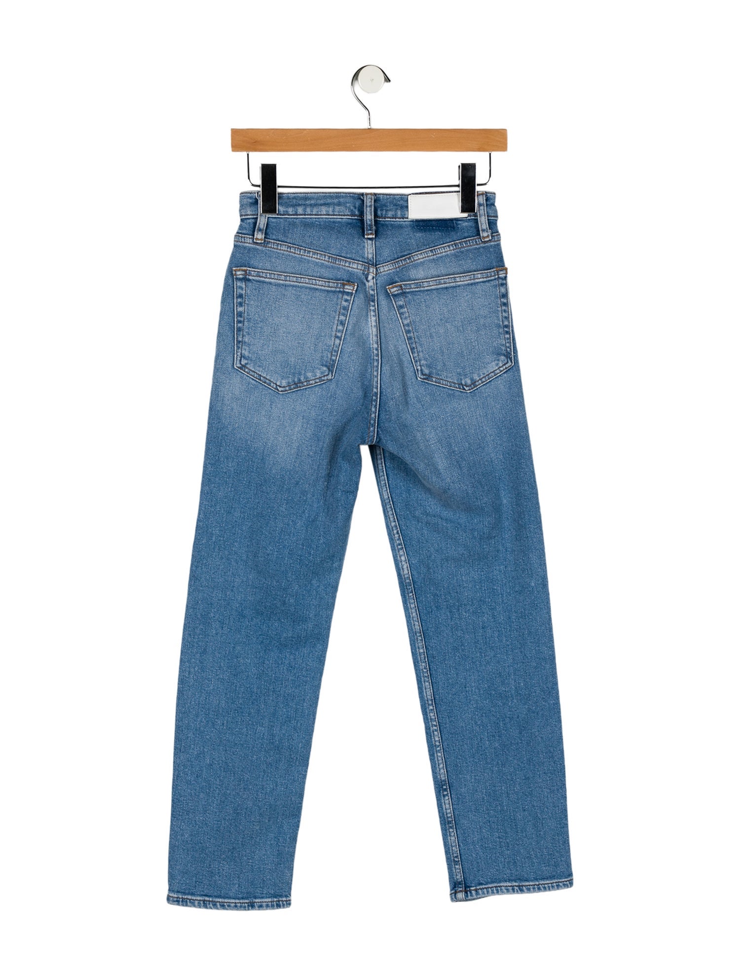 RE/DONE Mid-Rise Straight Leg Jeans