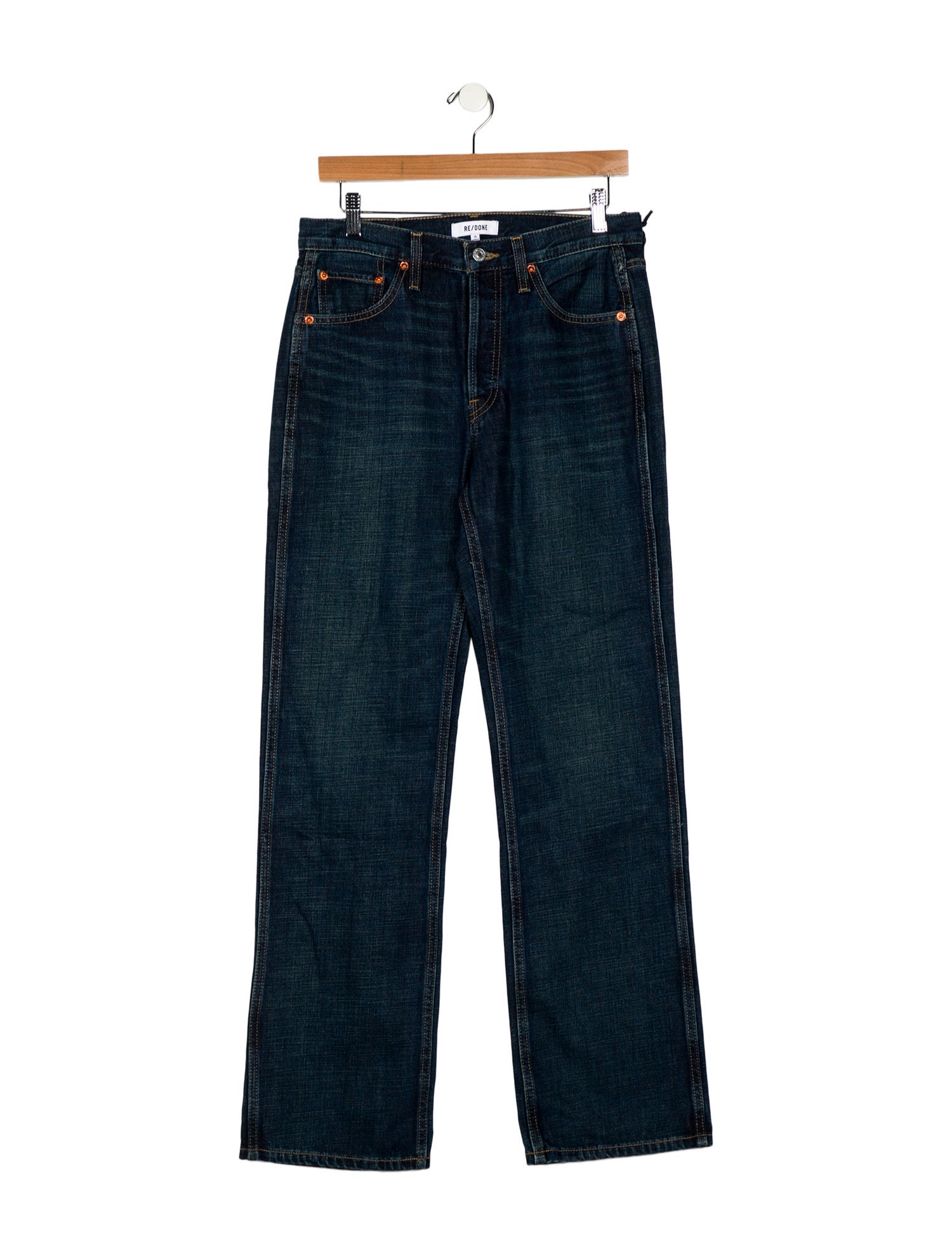 RE/DONE High-Rise Wide Leg Jeans w/ Tags