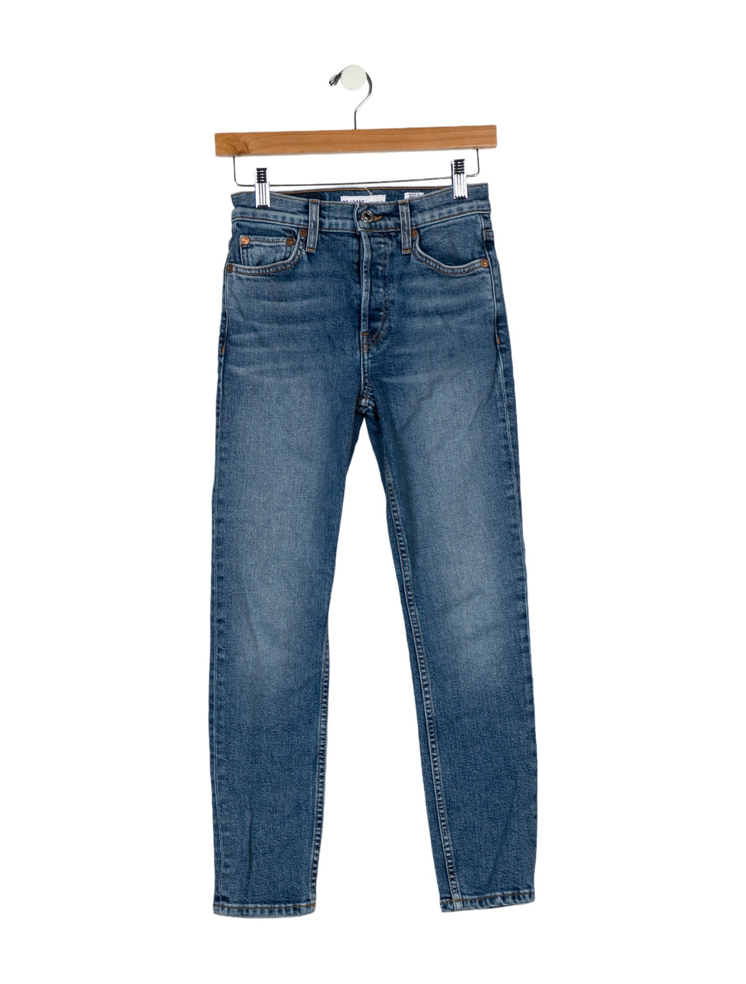 RE/DONE Mid-Rise Skinny Leg Jeans