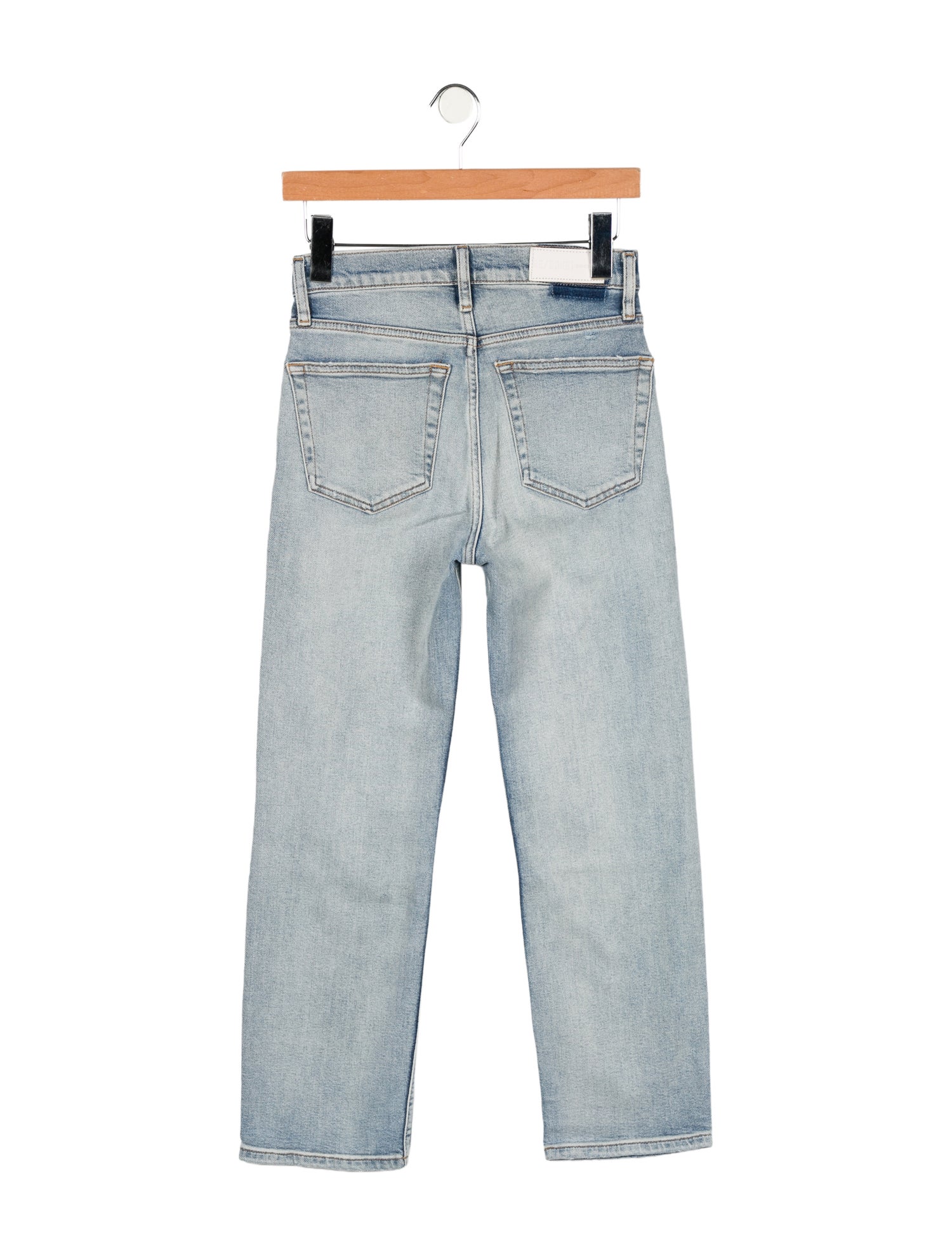 RE/DONE Mid-Rise Straight Leg Jeans
