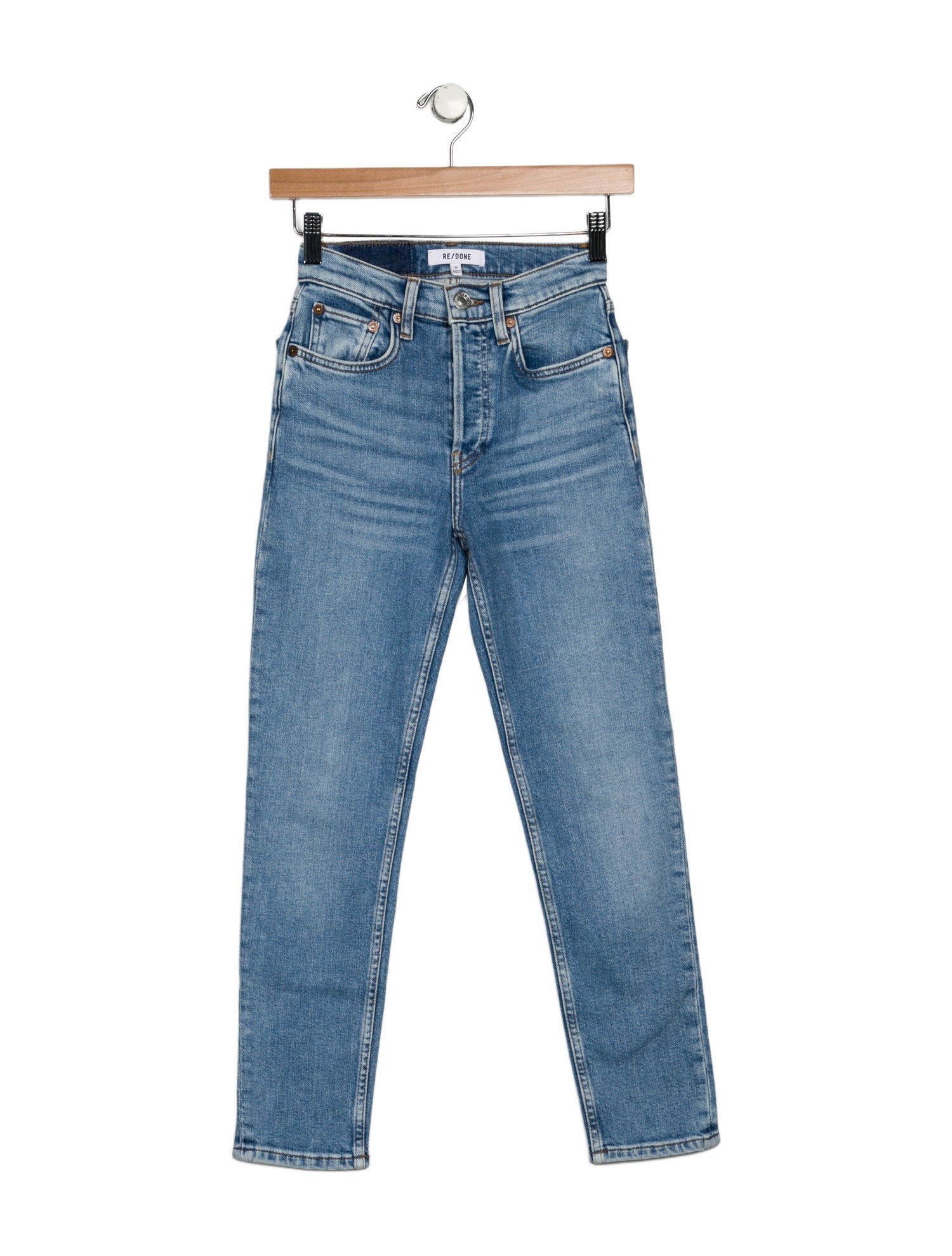 RE/DONE Mid-Rise Skinny Leg Jeans
