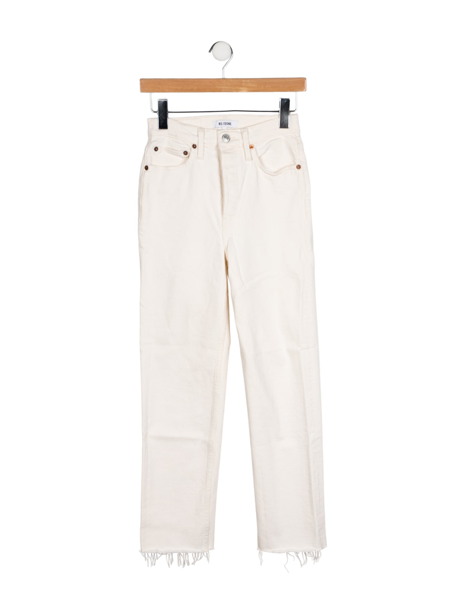 RE/DONE Mid-Rise Straight Leg Jeans