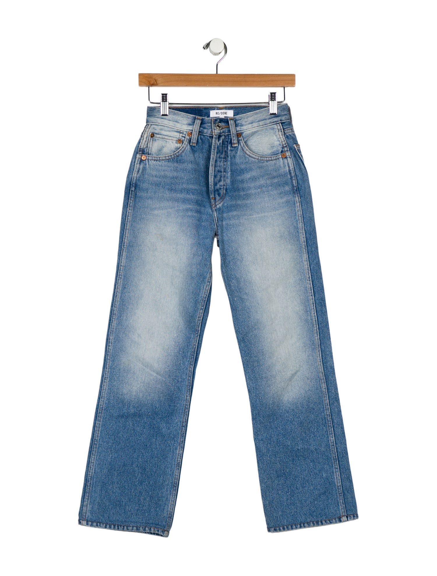 RE/DONE High-Rise Wide Leg Jeans